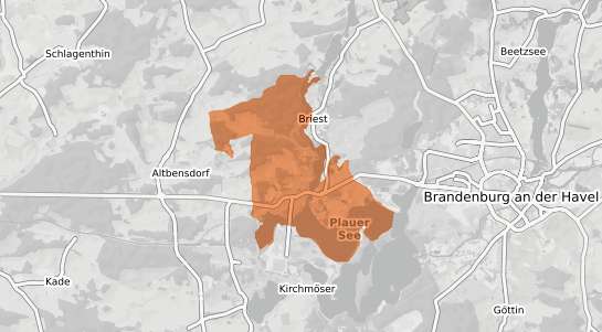 Mietspiegelkarte Brandenburg an der Havel Plaue